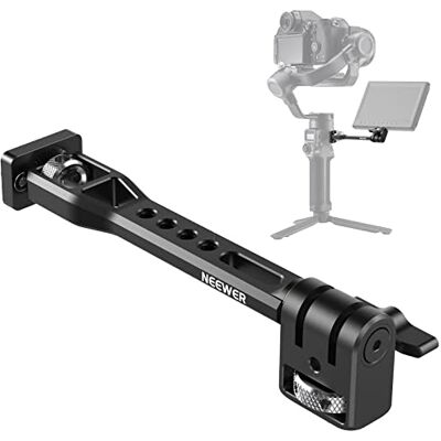 NEEWER Verstellbare Monitor Mount, 360° drehbare Kamera Monitorhalterung mit 1/4 Zoll Gewinde, Kompatibel mit DJI RS4 Pro RS3 RS2 RSC2 ZHIYUN Crane 2S Crane 3 3S WEEBILL-S MOZA Gimbals, GA005 NEEWER Verstellbare Monitor Mount, 360° drehbare Kamera Monitorhalterung mit 1/4 Zoll Gewinde, Kompatibel mit DJI RS4 Pro RS3 RS2 RSC2 ZHIYUN Crane 2S Crane 3 3S WEEBILL-S MOZA Gimbals, GA005