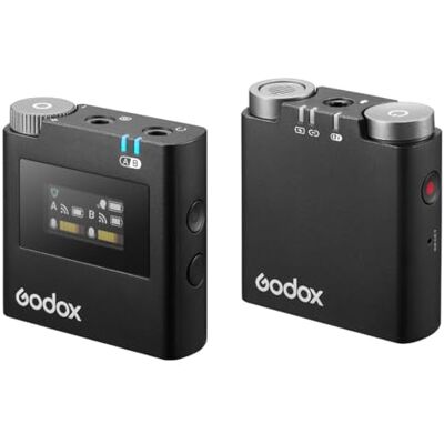 Godox Virso M1 2.4GHz Clip-On Wireless Mikrofonsystem für Kameras und Smartphones Godox Virso M1 2.4GHz Clip-On Wireless Mikrofonsystem für Kameras und Smartphones