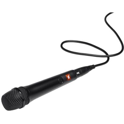 JBL PBM 100 – Dynamisches Gesangsmikrofon mit Kabel Schwarz – Zubehör für die Party-Box – Karaoke für Zuhause – Mit Kardioid-Richtcharakteristik JBL PBM 100 – Dynamisches Gesangsmikrofon mit Kabel Schwarz – Zubehör für die Party-Box – Karaoke für Zuhause – Mit Kardioid-Richtcharakteristik