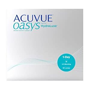 Acuvue OASYS 1-Day Tageslinsen helfen das Gefühl von müden & trockenen Augen zu reduzieren – Tageskontaktlinsen mit -3,5 dpt und BC 9 – UV Schutz & Komfortables Tragegefühl – 90 Linsen Acuvue OASYS 1-Day Tageslinsen helfen das Gefühl von müden & trockenen Augen zu reduzieren – Tageskontaktlinsen mit -3,5 dpt und BC 9 – UV Schutz & Komfortables Tragegefühl – 90 Linsen