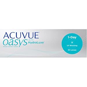 Acuvue OASYS 1-Day Tageskontaktlinsen helfen das Gefühl von müden & trockenen Augen zu reduzieren – Tageskontaktlinsen mit 1.75 dpt und BC 8.5 – UV Schutz & Komfortables Tragegefühl – 30 Linsen Acuvue OASYS 1-Day Tageskontaktlinsen helfen das Gefühl von müden & trockenen Augen zu reduzieren – Tageskontaktlinsen mit 1.75 dpt und BC 8.5 – UV Schutz & Komfortables Tragegefühl – 30 Linsen