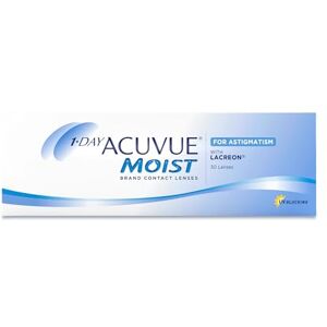 Acuvue MOIST 1-DAY for Astigmatism Tageslinsen – Tageskontaktlinsen mit -5.00 dpt, Cyl -0.75, Ach 180 & BC 8.5 – UV Schutz, feuchtigkeitsspendend & angenehmes Tragegefühl – 30 Linsen Acuvue MOIST 1-DAY for Astigmatism Tageslinsen – Tageskontaktlinsen mit -5.00 dpt, Cyl -0.75, Ach 180 & BC 8.5 – UV Schutz, feuchtigkeitsspendend & angenehmes Tragegefühl – 30 Linsen