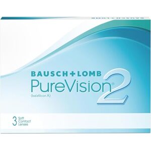 Purevision Bausch + Lomb 2 Monatslinsen, sehr dünne sphärische Kontaktlinsen, weich, 3 Stück / BC 8.6 mm / DIA 14 / -5,00 Dioptrien Purevision Bausch + Lomb 2 Monatslinsen, sehr dünne sphärische Kontaktlinsen, weich, 3 Stück / BC 8.6 mm / DIA 14 / -5,00 Dioptrien