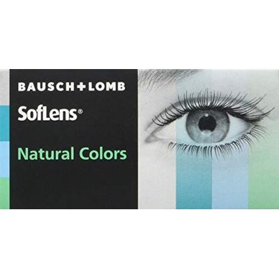 Soflens Bausch + Lomb Natural Colors Monatslinsen, sphärische Kontaktlinsen, weich, Amazon 2 Stück BC 8.7 mm / DIA 14 / -0.5 Dioptrien Soflens Bausch + Lomb Natural Colors Monatslinsen, sphärische Kontaktlinsen, weich, Amazon 2 Stück BC 8.7 mm / DIA 14 / -0.5 Dioptrien
