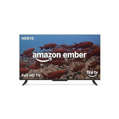 Amazon Ember 2-Serie mit Fire TV (neueste Generation), 32-Zoll-Smart-TV in HD mit Alexa-Fernbedienung, schnellem Streaming, Dolby Audio, Ambient-TV und kostenlosem Live-TV Amazon Ember 2-Serie mit Fire TV (neueste Generation), 32-Zoll-Smart-TV in HD mit Alexa-Fernbedienung, schnellem Streaming, Dolby Audio, Ambient-TV und kostenlosem Live-TV
