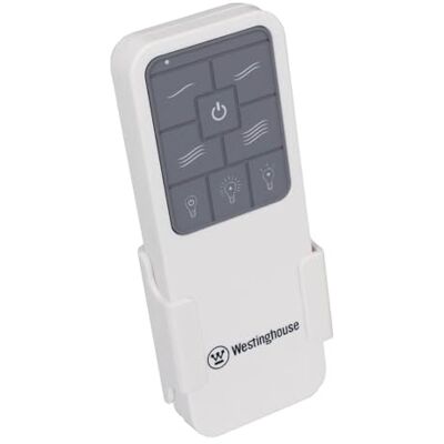 Westinghouse 77880 Funkfernbedienung mit hintergrundbeleuchteten Tasten für Deckenventilator mit und ohne Beleuchtung von Lighting, Ausführung in Weiß Westinghouse 77880 Funkfernbedienung mit hintergrundbeleuchteten Tasten für Deckenventilator mit und ohne Beleuchtung von Lighting, Ausführung in Weiß