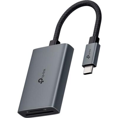 TP-Link UA440C USB Type-C auf SD-Kartenleser, Plug und Play, 3 × Schnellere Datenübertragung, Unterstützt Speicherkarten bis zu 2 TB, Kompatibel mit Mac, Windows, iPadOS, iOS, Android und Linux TP-Link UA440C USB Type-C auf SD-Kartenleser, Plug und Play, 3 × Schnellere Datenübertragung, Unterstützt Speicherkarten bis zu 2 TB, Kompatibel mit Mac, Windows, iPadOS, iOS, Android und Linux