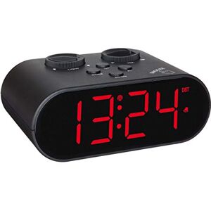 TFA Dostmann Ellypse Digitaler Funk-Wecker, mit USB-Ladefunktion, 60.2551.01, LED-Leuchtziffern, L 136 x B 85 x H 55 mm, schwarz, Kunststoff TFA Dostmann Ellypse Digitaler Funk-Wecker, mit USB-Ladefunktion, 60.2551.01, LED-Leuchtziffern, L 136 x B 85 x H 55 mm, schwarz, Kunststoff