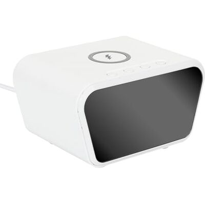 Be Mix , HT2163, Wecker mit 10-W-Induktionsladegerät, für Android und iPhone, praktische Funktionen: Alarm, Kalender, Thermometer, USB-C-Anschluss: Schnellverbindung Be Mix , HT2163, Wecker mit 10-W-Induktionsladegerät, für Android und iPhone, praktische Funktionen: Alarm, Kalender, Thermometer, USB-C-Anschluss: Schnellverbindung