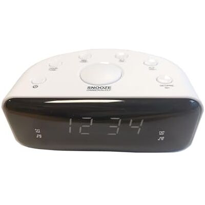 Technoline WT469 Radiowecker mit 2 x Weckalarm (Radio oder Alarmton), Lautstärkeregler, Quarzuhr Technoline WT469 Radiowecker mit 2 x Weckalarm (Radio oder Alarmton), Lautstärkeregler, Quarzuhr