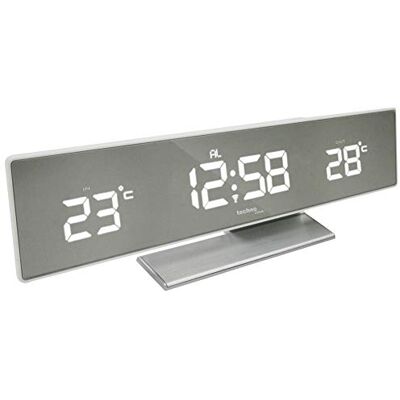 Technoline WS 6815 Temperaturstation mit Funkuhr & Außensensor – LED Display mit Dimmer Innen-/Außentemperatur Wecker mit Snooze DCF Funkuhr Tischaufstellung Technoline WS 6815 Temperaturstation mit Funkuhr & Außensensor – LED Display mit Dimmer Innen-/Außentemperatur Wecker mit Snooze DCF Funkuhr Tischaufstellung