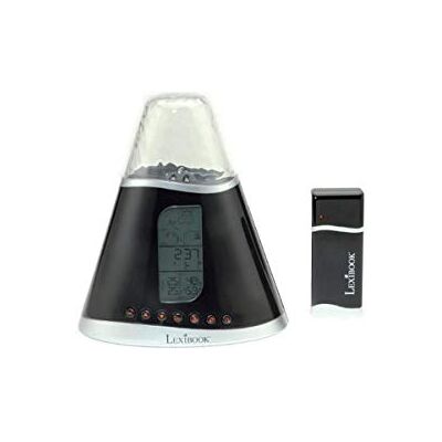 Lexibook WB400 Wellness Wetterstation Atmosphäre Spotlight, 4 Themen, Snooze Alarm und Funktion, Outdoor Sensor, Adapter oder Batterien, Schwarz/Beige. Lexibook WB400 Wellness Wetterstation Atmosphäre Spotlight, 4 Themen, Snooze Alarm und Funktion, Outdoor Sensor, Adapter oder Batterien, Schwarz/Beige.