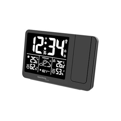 Technoline WT 548 Projektionswecker Funk mit Außensensor Wetterstation DCF-Funkuhr Temperatur & Luftfeuchtigkeit innen/außen Wettervorhersage USB-Ladefunktion 2 Alarme Projektion Technoline WT 548 Projektionswecker Funk mit Außensensor Wetterstation DCF-Funkuhr Temperatur & Luftfeuchtigkeit innen/außen Wettervorhersage USB-Ladefunktion 2 Alarme Projektion