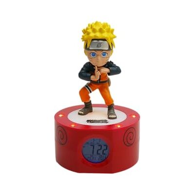 TEKNOFUN Naruto Shippuden Wecker Beleuchteter Retro-Bildschirm Digitale Anzeige Programmierbarer Alarm LED-Licht 3xAAA Nicht enthalten Für Kinder, Sammler TEKNOFUN Naruto Shippuden Wecker Beleuchteter Retro-Bildschirm Digitale Anzeige Programmierbarer Alarm LED-Licht 3xAAA Nicht enthalten Für Kinder, Sammler