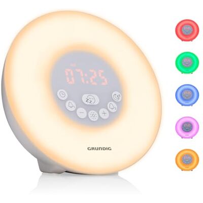 Grundig Wake-up Light mit Bluetooth-Lautsprecher und Radio - Wecklicht Grundig Wake-up Light mit Bluetooth-Lautsprecher und Radio - Wecklicht