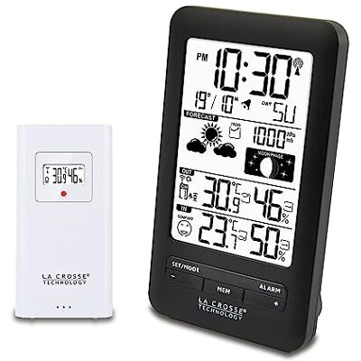 La Crosse Technology Wetterstation mit Mondphasen WS6210 schwarz La Crosse Technology Wetterstation mit Mondphasen WS6210 schwarz