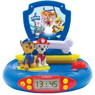 Lexibook , Paw Patrol, Projektor-Radiowecker, RP500PALXB Nachtlicht, Deckenprojektion, Soundeffekte, Blau/Rot Lexibook , Paw Patrol, Projektor-Radiowecker, RP500PALXB Nachtlicht, Deckenprojektion, Soundeffekte, Blau/Rot