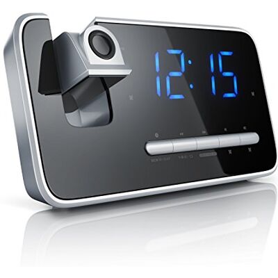 Brandson Radiowecker mit Projektion digitaler Wecker Projektionswecker Digitalwecker Grosse LED Anzeige mit 3 Helligkeitsstufen Brandson Radiowecker mit Projektion digitaler Wecker Projektionswecker Digitalwecker Grosse LED Anzeige mit 3 Helligkeitsstufen
