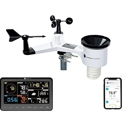 Ambient Weather WS-2902A Smart WiFi Wetterstation mit Fernüberwachung und Alarmen Ambient Weather WS-2902A Smart WiFi Wetterstation mit Fernüberwachung und Alarmen