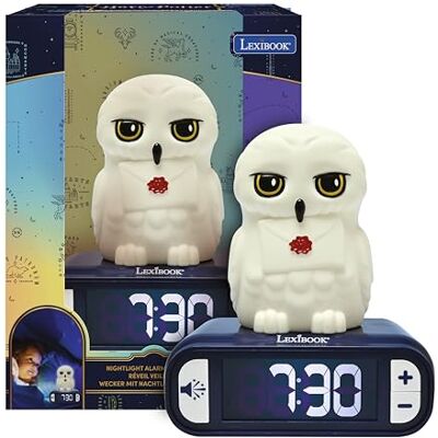Lexibook Hedwige Digitaler Wecker - Kinderfreundlich 3D Licht & Ton Lexibook Hedwige Digitaler Wecker - Kinderfreundlich 3D Licht & Ton