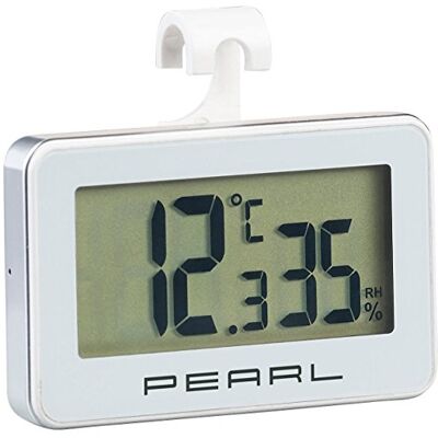 Pearl Kühlthermometer: Digitales Kühlschrank-Thermometer und -Hygrometer mit Haken (Kühschrankthermometer, Kühlschrankthermometer mit Speicherfunktion, Kfz) Pearl Kühlthermometer: Digitales Kühlschrank-Thermometer und -Hygrometer mit Haken (Kühschrankthermometer, Kühlschrankthermometer mit Speicherfunktion, Kfz)