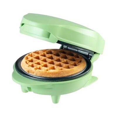 Bestron Mini-Waffeleisen für klassische Waffeln, kleiner Waffelmaker mit Antihaftbeschichtung, für Kindergeburtstage, Familienfeiern, Ostern oder Weihnachten, Retro Design, Farbe: Mint Mattiert Bestron Mini-Waffeleisen für klassische Waffeln, kleiner Waffelmaker mit Antihaftbeschichtung, für Kindergeburtstage, Familienfeiern, Ostern oder Weihnachten, Retro Design, Farbe: Mint Mattiert