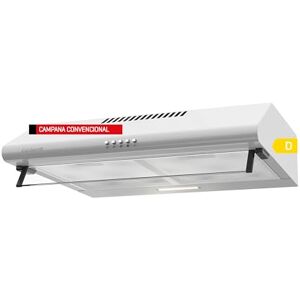 Corbero Corberó Selati640W Herkömmliche Dunstabzugshaube, 60 cm, Durchflussmenge 400 m³/h, Weiß, 191,5 W, 3 Geschwindigkeiten, 2 x Aluminiumfilter, Kohlefilter, Energieeffizienz D Corbero Corberó Selati640W Herkömmliche Dunstabzugshaube, 60 cm, Durchflussmenge 400 m³/h, Weiß, 191,5 W, 3 Geschwindigkeiten, 2 x Aluminiumfilter, Kohlefilter, Energieeffizienz D