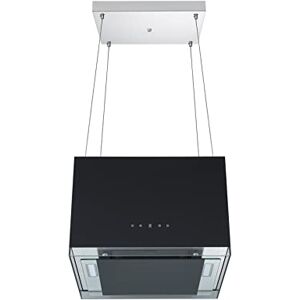 respekta Dunstabzugshaube Inselhaube 50 cm freihängend Designhaube Schwarz Touch respekta Dunstabzugshaube Inselhaube 50 cm freihängend Designhaube Schwarz Touch