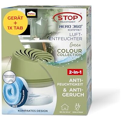 PATTEX AERO 360 COMPACT Luftentfeuchter - Neutrales Modell PATTEX AERO 360 COMPACT Luftentfeuchter - Neutrales Modell