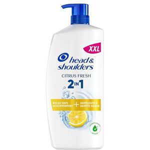 Head & Shoulders Citrus Fresh 2-in-1 Anti-Schuppen-Shampoo und Pflegespülung 1000ml Pumpspender, Schuppenfrei Head & Shoulders Citrus Fresh 2-in-1 Anti-Schuppen-Shampoo und Pflegespülung 1000ml Pumpspender, Schuppenfrei