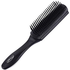 Fine Lines 7-reihige Haarbürste für Damen und Herren, schwarzes Gummikissen, ideal für lockiges oder feines Haar und Haarverlängerungen, perfekter Reisebegleiter, leichtes und komfortables Design Fine Lines 7-reihige Haarbürste für Damen und Herren, schwarzes Gummikissen, ideal für lockiges oder feines Haar und Haarverlängerungen, perfekter Reisebegleiter, leichtes und komfortables Design