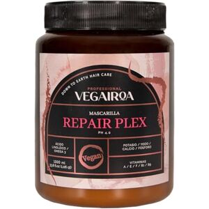 VEGAIROA Repair Plex Maske Maske für extreme Reparatur Feuchtigkeitsspendend und nährend Kräuselschutz Für chemisch behandeltes Haar Professionelles veganes Friseurprodukt 1000 g VEGAIROA Repair Plex Maske Maske für extreme Reparatur Feuchtigkeitsspendend und nährend Kräuselschutz Für chemisch behandeltes Haar Professionelles veganes Friseurprodukt 1000 g