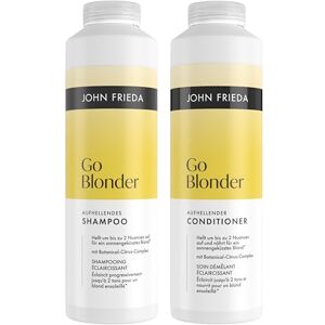 John Frieda Go Blonder Set Shampoo, 500ml & Conditioner, 500ml Für blondes, feines, Haar John Frieda Go Blonder Set Shampoo, 500ml & Conditioner, 500ml Für blondes, feines, Haar