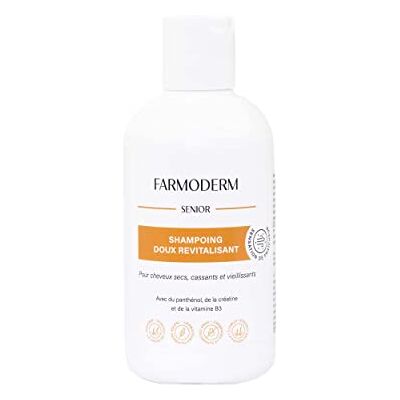 FARMODERM Senior Mildes revitalisierendes Shampoo Tägliches Shampoo für dünner werdendes Haar und Haarausfall für trockenes, sprödes und alterndes Haar- das Haarwachstum stimuliert Männer&Frauen FARMODERM Senior Mildes revitalisierendes Shampoo Tägliches Shampoo für dünner werdendes Haar und Haarausfall für trockenes, sprödes und alterndes Haar- das Haarwachstum stimuliert Männer&Frauen