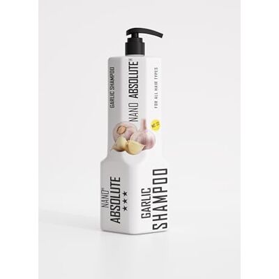 NANO ABSOLUTE Garlic Shampoo 1L mit Pumpe – Anti Haarausfall Shampoo mit Knoblauch Extrakt – gegen Haarverlust & Haarbruch – Hair Growth & Hair Repair – für dünnes, Sprödes, strapaziertes Haar NANO ABSOLUTE Garlic Shampoo 1L mit Pumpe – Anti Haarausfall Shampoo mit Knoblauch Extrakt – gegen Haarverlust & Haarbruch – Hair Growth & Hair Repair – für dünnes, Sprödes, strapaziertes Haar