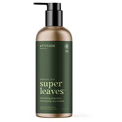 ATTITUDE Nourishing Hair Shampoo with Essential Oils, EWG Verified, Plant and Mineral-Based Ingredients, Vegan Beauty Products, Refillable Aluminum Bottle, Bergamot and Ylang Ylang, 473ml ATTITUDE Nourishing Hair Shampoo with Essential Oils, EWG Verified, Plant and Mineral-Based Ingredients, Vegan Beauty Products, Refillable Aluminum Bottle, Bergamot and Ylang Ylang, 473ml