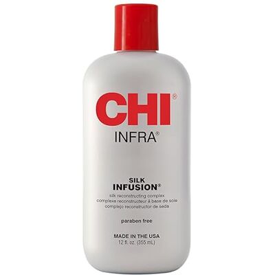 CHI Infra Silk Infusion, Leave-In Reconstructing Treatment zur Stärkung & Schutz aller Haartypen, alkoholfrei, 340 ml CHI Infra Silk Infusion, Leave-In Reconstructing Treatment zur Stärkung & Schutz aller Haartypen, alkoholfrei, 340 ml