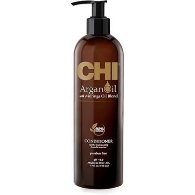 CHI Argan Oil Conditioner, schützt vor Schäden & spendet Feuchtigkeit, für alle Haartypen, sulfat-, paraben- & tierversuchsfrei, 340 ml CHI Argan Oil Conditioner, schützt vor Schäden & spendet Feuchtigkeit, für alle Haartypen, sulfat-, paraben- & tierversuchsfrei, 340 ml