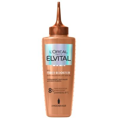 L'Oreal Paris L'Oréal Paris Fiber Booster Anti-Haarverlust-Kopfhaut-Serum, Gegen Haarausfall, mit Aminexil, Für dichteres Haar, Generiert neue Haarfasern, Weniger Haarbruch, Gegen Haarverlust, Elvital, 102 ml L'Oreal Paris L'Oréal Paris Fiber Booster Anti-Haarverlust-Kopfhaut-Serum, Gegen Haarausfall, mit Aminexil, Für dichteres Haar, Generiert neue Haarfasern, Weniger Haarbruch, Gegen Haarverlust, Elvital, 102 ml