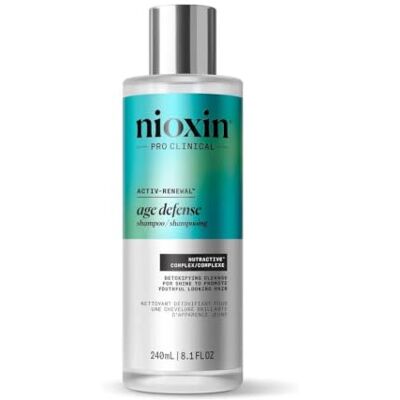 NIOXIN AGE DEFENSE Shampoo für stumpfes oder weißes Haar Niacinamide-SH240 Entgiftungsmittel für Kopfhaut NIOXIN AGE DEFENSE Shampoo für stumpfes oder weißes Haar Niacinamide-SH240 Entgiftungsmittel für Kopfhaut
