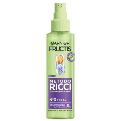 Garnier Fructis Method Curly Feuchtigkeitsspray, 150 ml Für definiertes und hydratisiertes lockiges Haar, angereichert mit Hyaluronsäure und Sheabutter, lockig Garnier Fructis Method Curly Feuchtigkeitsspray, 150 ml Für definiertes und hydratisiertes lockiges Haar, angereichert mit Hyaluronsäure und Sheabutter, lockig