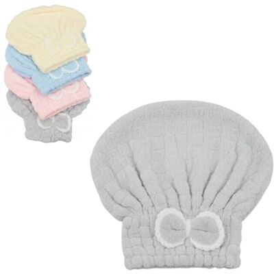 Stock Líder Haartrockner-Handtuch, Mikrofaser-Handtuch, schnelltrocknend, Haare, Ultra-saugfähig, antibakteriell, leicht, kompakt, Turban, Damen, Herren, Reisen, Fitnessstudio (grau) Stock Líder Haartrockner-Handtuch, Mikrofaser-Handtuch, schnelltrocknend, Haare, Ultra-saugfähig, antibakteriell, leicht, kompakt, Turban, Damen, Herren, Reisen, Fitnessstudio (grau)
