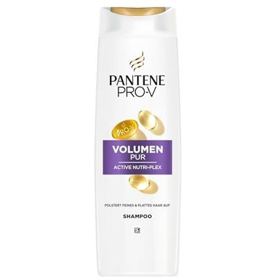 Pantene Pro-V Volumen Pur Shampoo 6x300ml für Feines, Plattes Haar, Reinigt Sanft und Schützt die Haarbindungen, Ohne Silikone, Mineralöle und Farbstoffe, Active Nutri-Plex Technologie Pantene Pro-V Volumen Pur Shampoo 6x300ml für Feines, Plattes Haar, Reinigt Sanft und Schützt die Haarbindungen, Ohne Silikone, Mineralöle und Farbstoffe, Active Nutri-Plex Technologie
