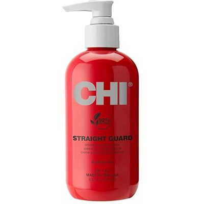 CHI Straight Guard Smoothing Styling Cream, beseitigt Frizz für glattes & glänzendes Haar, maximale Kontrolle, 241 ml CHI Straight Guard Smoothing Styling Cream, beseitigt Frizz für glattes & glänzendes Haar, maximale Kontrolle, 241 ml
