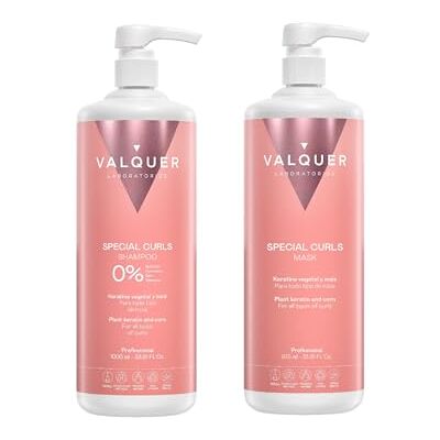 Valquer Lockiges Haar Paket - Shampoo & Maske Valquer Lockiges Haar Paket - Shampoo & Maske