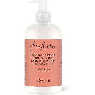 Shea Moisture Kokos und Hibiskus Locken- und Glanz-Conditioner - 379 ml Shea Moisture Kokos und Hibiskus Locken- und Glanz-Conditioner - 379 ml