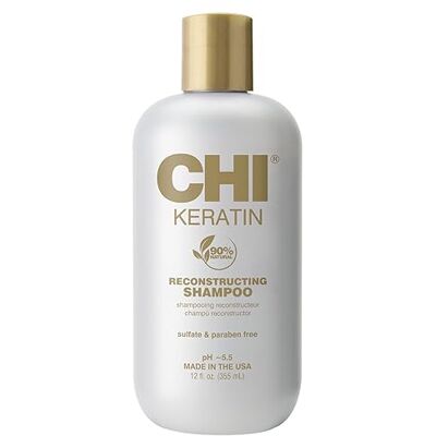 CHI Keratin Reconstructing Shampoo, sorgt für gesünderes Haar, verleiht Glanz & hilft Haarbruch zu verhindern, sulfat- & tierversuchsfrei, 340 ml CHI Keratin Reconstructing Shampoo, sorgt für gesünderes Haar, verleiht Glanz & hilft Haarbruch zu verhindern, sulfat- & tierversuchsfrei, 340 ml