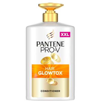 Pantene Pro-V Hair Glowtox Pflegespülung 800ml, strahlend glänzendes Haar Entwirrt das Haar und hilft, Frizz zu bändigen, ohne zu beschweren, Mit Pro-V Formel, Ausspülen oder als Leave-In Pantene Pro-V Hair Glowtox Pflegespülung 800ml, strahlend glänzendes Haar Entwirrt das Haar und hilft, Frizz zu bändigen, ohne zu beschweren, Mit Pro-V Formel, Ausspülen oder als Leave-In