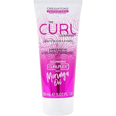 The Curl Company Styling-cremegel zum Formen und Definieren (150 ml) Professionelle Formel mit pflegenden Curplex- und Moringa-Ölen. Experten für lockere bis krause Locken, Kinks & Wellen. The Curl Company Styling-cremegel zum Formen und Definieren (150 ml) Professionelle Formel mit pflegenden Curplex- und Moringa-Ölen. Experten für lockere bis krause Locken, Kinks & Wellen.