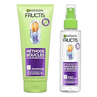 Garnier Fructis Methode Curls Duo Shampoo und Feuchtigkeitsspray mit Hyaluronsäure und Sheabutter Garnier Fructis Methode Curls Duo Shampoo und Feuchtigkeitsspray mit Hyaluronsäure und Sheabutter